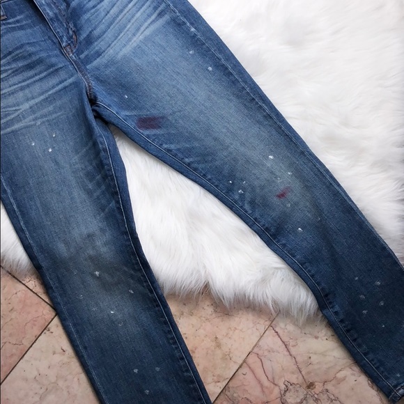 LAST ONE MADEWELL HIGH RISE SLIM BOYJEAN PAINTER - Picture 2 of 6